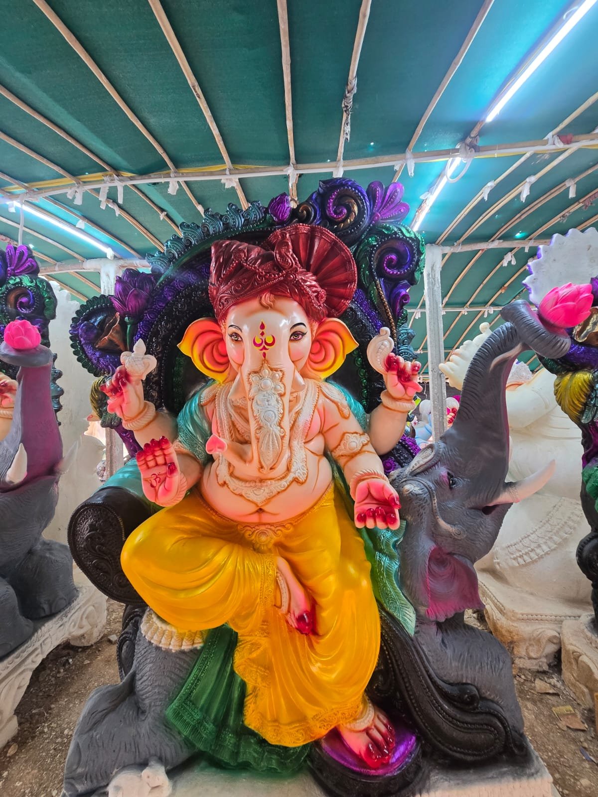 గణేష్ విగ్రహ ప్రతిష్ట & అభిషేకం